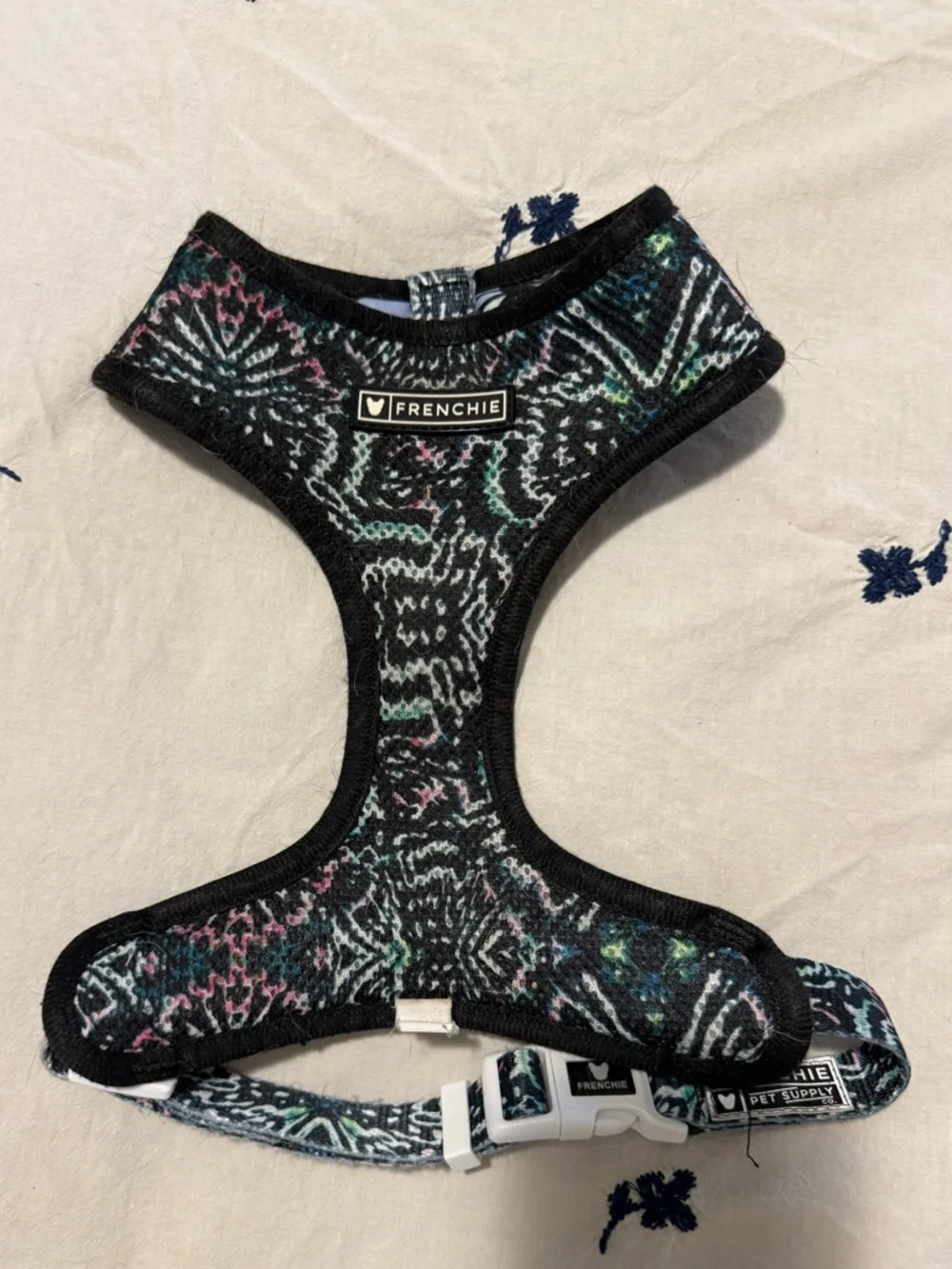 Frenchie harness butterfly Print